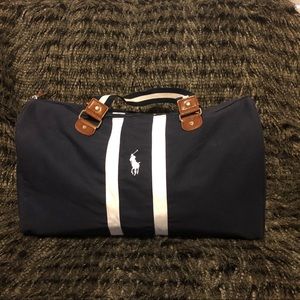 Polo canvas sports duffel bag